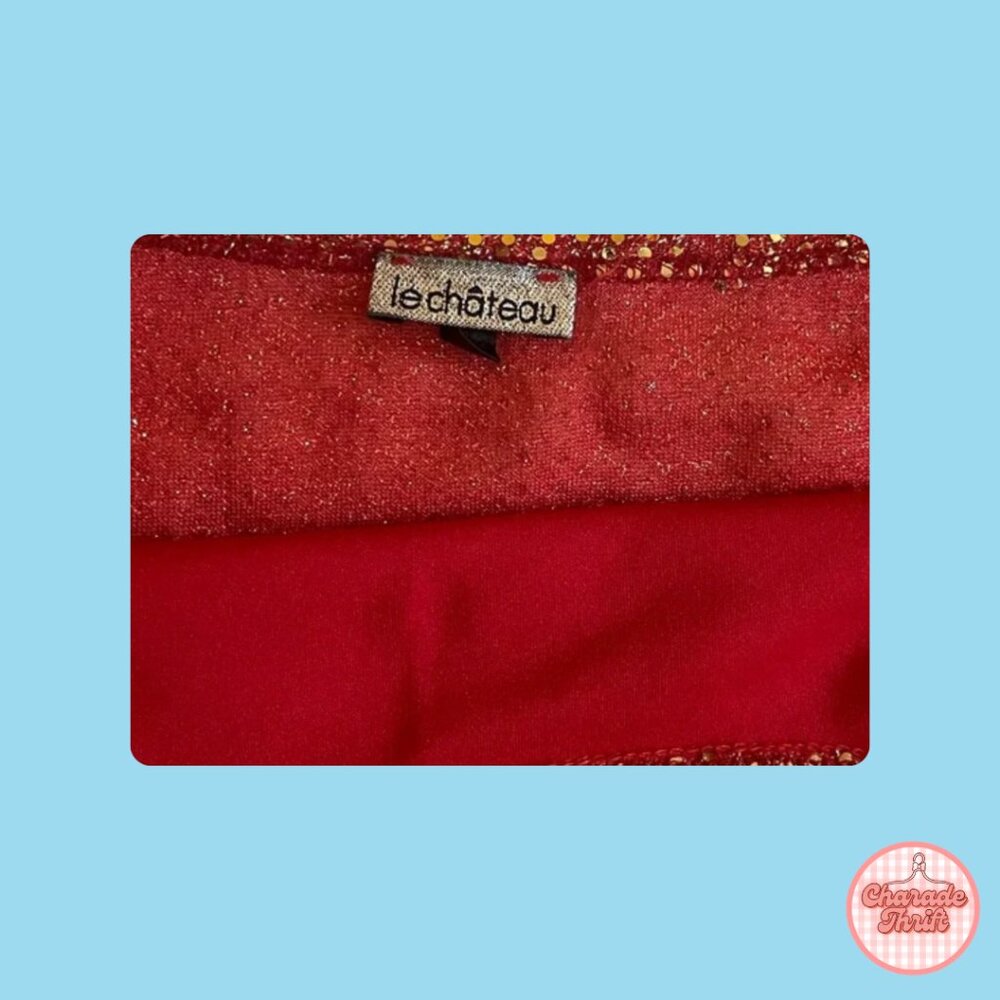 Vintage Le Chateau Sparkly Cami - Picture 3 of 3